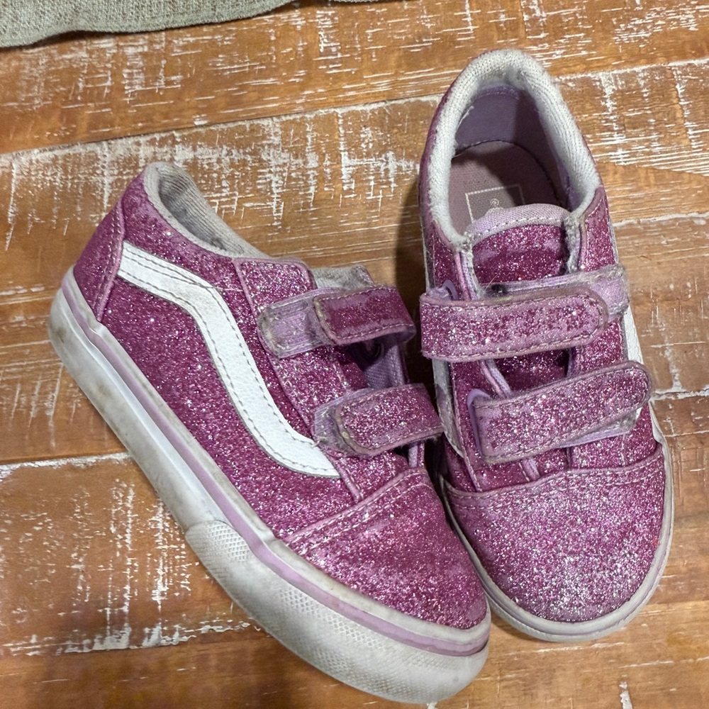 Vans Glittery Pink Sneakers